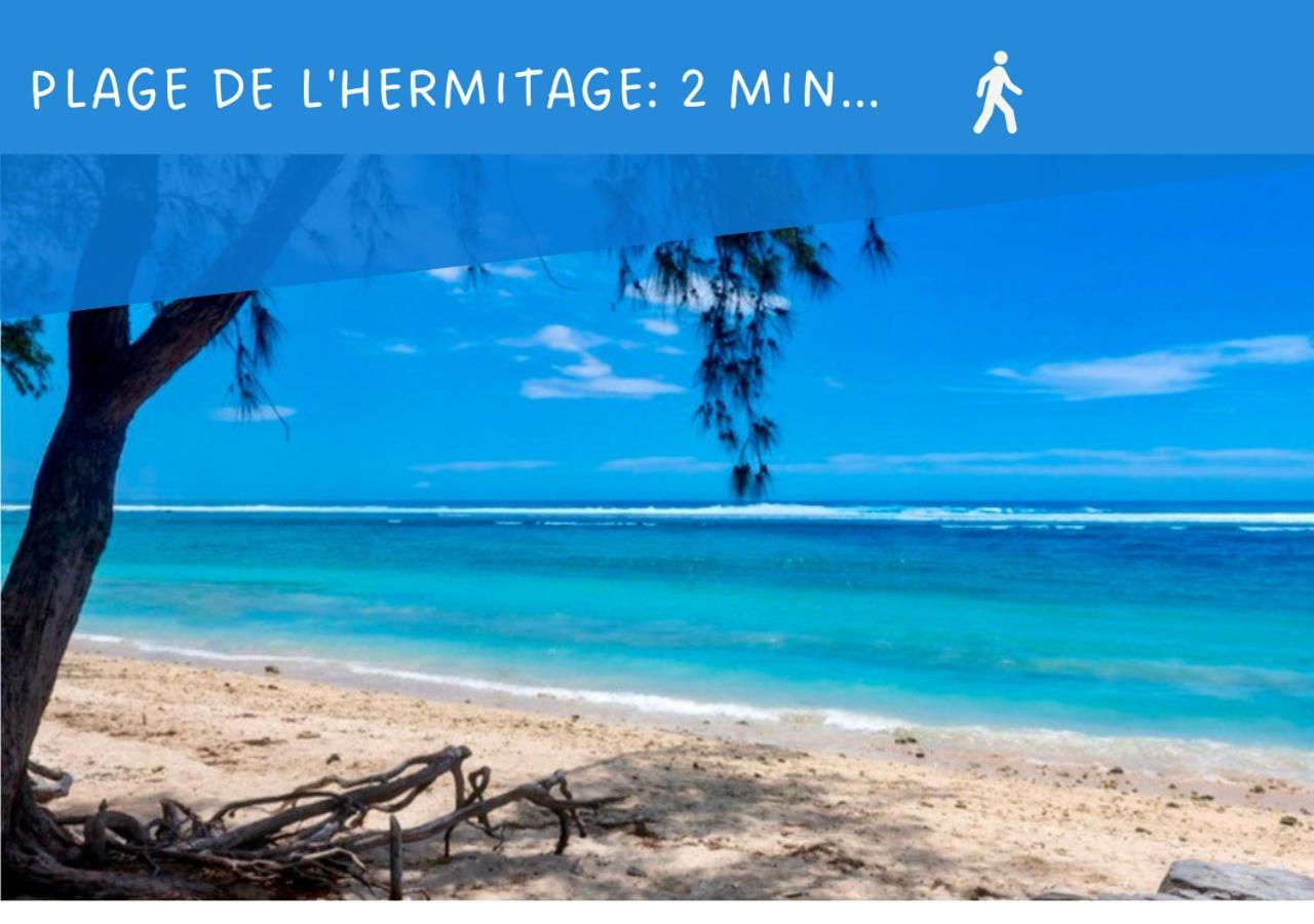 L'Hermitage - Appartement T3 En Bord De Plage Filaos 外观 照片
